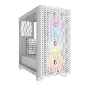 [에스투씨엔아이]CORSAIR 3000D RGB AIRFLOW Tempered Glass White