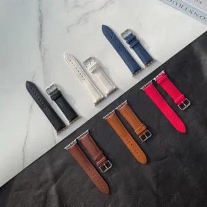 힐링쉴드 애플워치 모던 가죽 스트랩 38 40 41mm LT-04레드