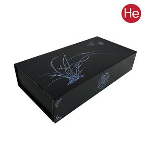 난초장식 자석 공진단상자 10환 싸바리 종이 한약 환 청병 케이스 상자