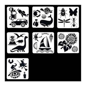 (만들기대장)스텐실판 7종-택1 10EA