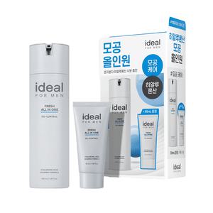 아이디얼포맨 프레시 올인원 기획 150ml + 50ml 히알루론산