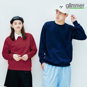 [기타]글리머 GT346 드라이 안감 기모 맨투맨 단체티 화이트
