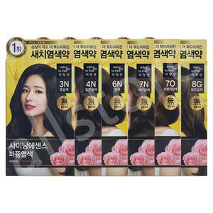 [유토피아]미쟝센 샤이닝 에센스 염색약 6종중 선택 새치머리염색 멋내기컬러 염모제 샤이닝염색약