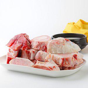 신선한 곰탕용 한우 뼈 잡뼈 3kg+사골 3kg