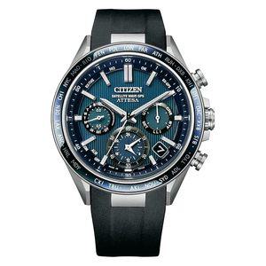 Citizen 손목시계 아테사 ATTESA 사파이어 베젤 블루 GPS 위성 전파시계 솔라 전파 시티즌 CC4050-18L 남성