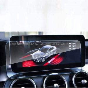 메르세데스 벤츠 GLC W253 2020 -2021 용 강화 유리 화면 보호 필름, 자동차 GPS 내비게이션 스크래치 방지 필름, 10.25 인치