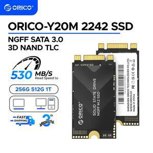 ORICO 데스크탑 노트북 내부 M.2 SSD NGFF 스테이트 드라이브, 2242 TLC NAND SATA III, 6Gbps, 3.0, Y20M