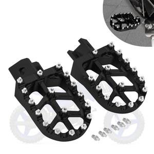 BAOFF 더트 바이크 풋 페그, CNC 7075 알루미늄 페그 페달 받침대 PW50 1981-2024 /PW80 1983-2006 /Y-ZINGER 1985-2001 - 블랙