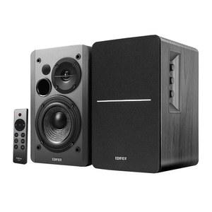 에디퍼 R1280DB 액티브 블루투스 책장 스피커 - 광학 입력 2.0 무선 스튜디오 모니터 42W RMS(서브우퍼 라인 아웃 포함) 블랙