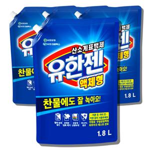 유한젠 액체세제 1.8L 4개 리필