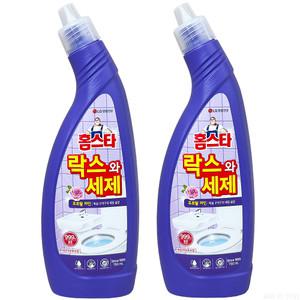 엘지생활건강 홈스타 락스와 세제 후로랄 파인 750ml 2개