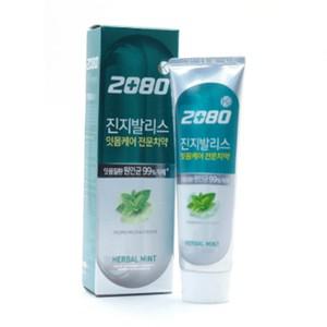 2080진지발리스 민트향치약 잇몸질환 치주염예방 120g