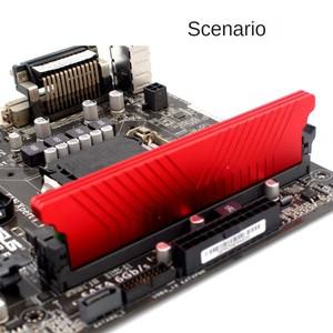 RAM 방열판 라디에이터 냉각 쿨러 DDR2 데스크탑 메모리 패드 레드
