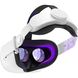 메타 퀘스트 2 VR용 SUPERUS 헤드 스트랩 - 조절식 힌지가 있는 엘리트 교체용 향상된 편안함, 머리 압박