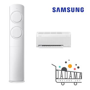 2in1 삼성 AI Q9000 인버터 19평+6평 멀티형 스탠드 에어컨 가정용 AF60F19D11WRS 실외기포함 설치비별도