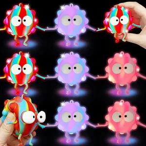 led 눈튀어나오는 연탄 팝잇 말랑이 스트레스 장난감
