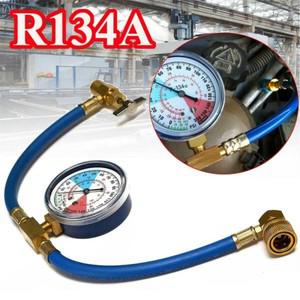 새로운 냉매 충전 Ac 에어 키트 R134A 자동차 컨디셔닝 호스 Con 리필 게이지 R12 가스 30Lb 필러 실란트