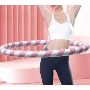 파이프훌라후프 상급자 성인 감량 뱃살제거 7KG 핑크 운동 다이어트 훌라후프 홈트 지압