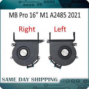 노트북 A2485 선풍기 맥북 프로 레티나 16 인치 M1 맥스 CPU 환풍기 냉각 세트 좌우 EMC3651