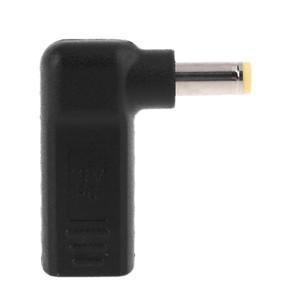 USB C타입 암-5.5x1.7mm Dc 전원 어댑터 플매트 카펫 러그 변환기  Acer Aspire 5315 5630 5920 노트북 Ch