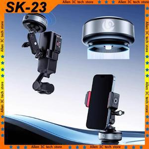 Ulanzi SK-23 자동차 전화 마그네틱 스탠드 기계식 진공 흡입 컵 360 회전 ° 자기 흡착 브래킷 내비게이션