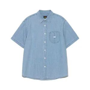 리 LEE 로코 포켓 데님 반팔 셔츠 인디고 라이트 LE2502SS02IL 714897