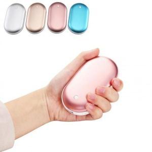 충전식 양면 휴대용 발열 보조배터리 온열팩 USB (435of)