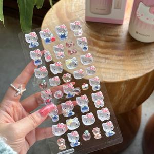산리오 헬로키티 3D 에폭시 입체 데코 스티커 씰 꾸미기 용품