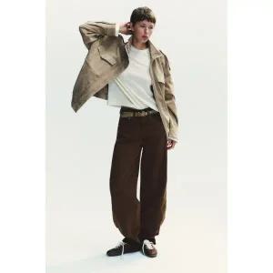 ZARA 셀럽픽 스포츠 스니커즈 - 브라운 5233610700 74688