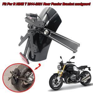 바이크 오토바이 후면 머드가드 브래킷 LED 번호판 포함 수정된 머드가드 BMW 호환 R NINET R9T 퓨어 레이