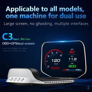 헤드업디스플레이 HUD Hud Obd C3  디지털 보드 OBD2 디스플레이 GPS 속도계 헤드업 디스플레이  스크린 온