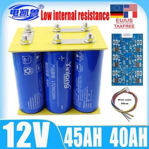 100% 오리지널 리튬 티탄산염 배터리 팩 6s 태블릿 BMS 고출력 자동차 스피커 포함 12V 45ah LTO66160 yinl