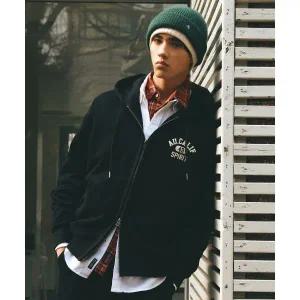 (매장정품) 후아유 WHO.A.U Varsity Logo Hood Zip-up(M) WHMZF1191M 165460