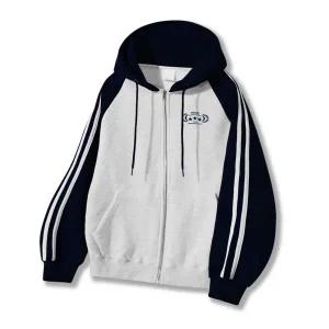 (매장정품) LIKE THE MOST 피스 래글런 테이핑 오버 후드 집업 3colors 5009885298 165636