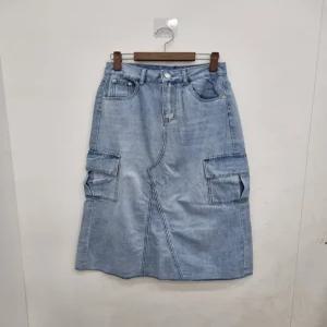 [반에이크]카고포켓롱데님스커트VB44DKU201Z-1_SH