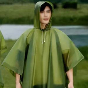 경량 판초우의 아웃도어 비옷 우비 레인코트 (WFJJHGJ)