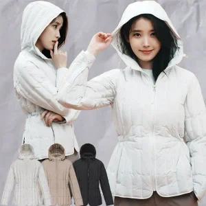 [블랙야크](강남점)25년 겨울신상 여성 아이유 경량패딩 루클라 후디 튜브 다운자켓 1BYPAWU516