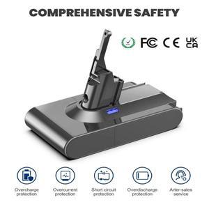 소니용 충전식 배터리, 진공 청소기 배터리, 다이슨 V6, V7, V8, V10, SV10, SV11, SV12, DC59, DC62, DC58