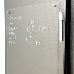 아크릴 투명 자석 메모 보드판 대형냉장고메모보드 메모보드 아크릴메보보