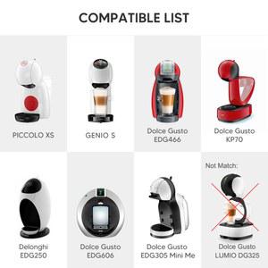 Dolce Gusto 용 커피 어댑터 Genio S / Piccolo XS 머신 에스프레소 액세서리와 호환되는 재사용 가능한 캡슐 DS-S8 DS-XT