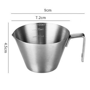 스테인리스 스틸 스프레소 커피 측정 컵 체중계 포함 미니 100ml 용량