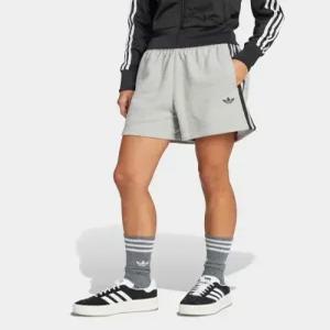 아디다스 adidas 3-스트라이프 숏 팬츠 프렌치 테리 - 그레이블랙 JW7399
