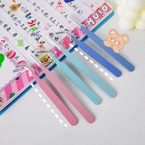 수제 DIY 스크랩북킹을위한 고정밀 직선 및 구부러진 코 핀셋 다채로운 마카롱 뾰족한 코 핀셋