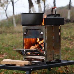 캠핑용 화목난로 미니 캠프 장작 화덕 CampStove 도구 야외용 드럼통 연통 서빙