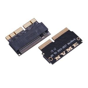 apple 호환 노트북 Macbook Air Pro 2013 A1465 A1502 A1398 PCIEx4 용 NGFF-SSD 어댑터 카드 NVMe PCIe M.