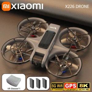 드론액세서리 Xiaomi X226 VR 드론 8K 공중 HD 듀얼 카메라 장애물 회피 5G WIFI 브러시리스 모터 GPS UAV