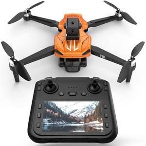 4K 카메라 4.5인치 LCD RC 스크린이 장착된 GPS 드론, 팔로우 미 드론 프로페셔널 오토 리턴 홈 서클 플라이, 초보자를 위한 스마트 장애물 회피 광학 흐름 위치 측정, 휴대용, 249g 미만