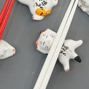 복많은 야옹이 젓가락받침 5P세트