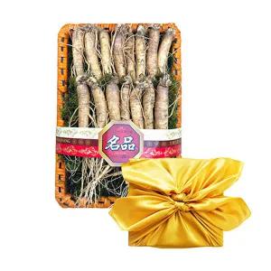 [보자기포함] 6년근 채반 인삼 선물세트 750g (15∼16뿌리)