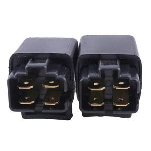 IEQFUE 2PCS 12VDC 4핀 ATV 릴레이 솔레노이드 스타터 27002-1062 9994-1040 가와사키 ATV 브루트 포스 750 4x4i 닌자 400과 호환됨